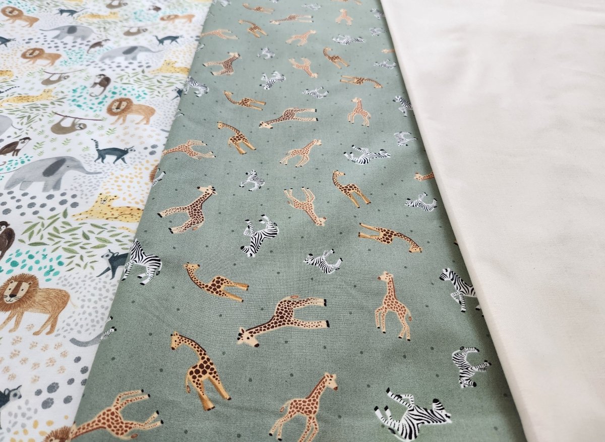 Crib Sheet Set Jungle Animals - MookyPookyandMuffin
