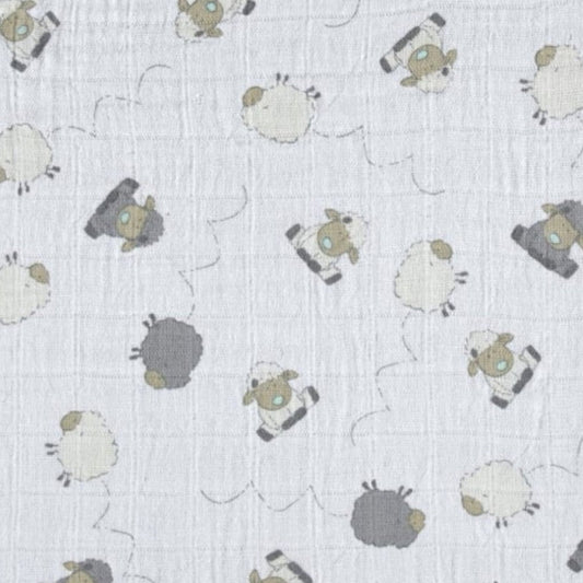 I Love My Lambie Swaddle Blanket - MookyPookyandMuffin