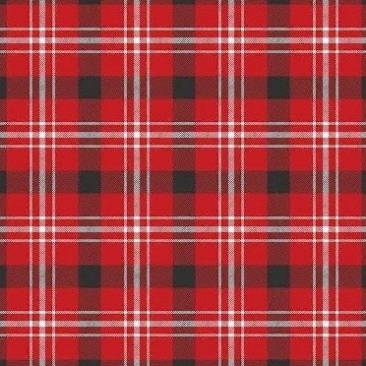 Into the Woods Tartan Red Quilting Cotton - MookyPookyandMuffin