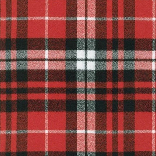 Scarlet Plaid Mammoth Flannel - MookyPookyandMuffin