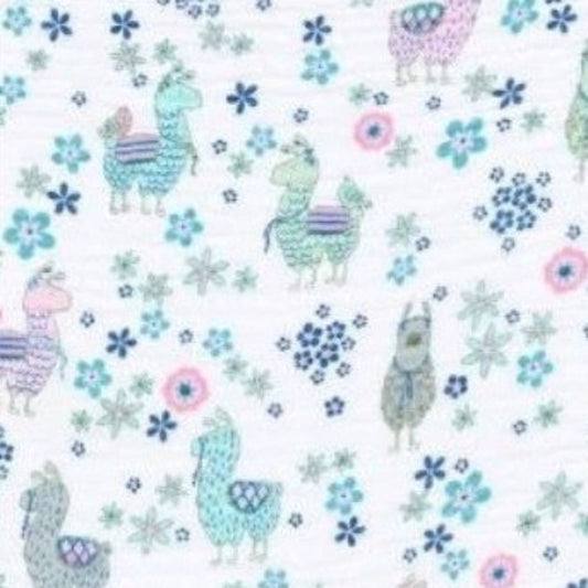 Take Me to Your Llama Swaddle Blanket - MookyPookyandMuffin