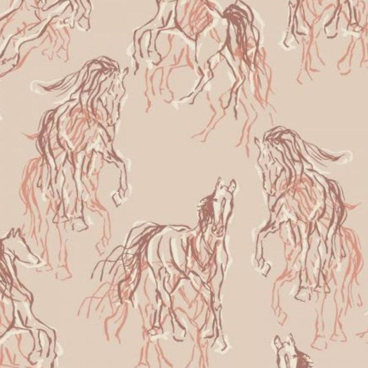 Wild Horses Custom Baby and Toddler Bedding - MookyPookyandMuffin